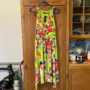 Madison Leigh Lime Green Dress